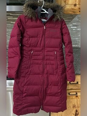 Womens COLUMBIA Down Winter Parka Coat, sz Small